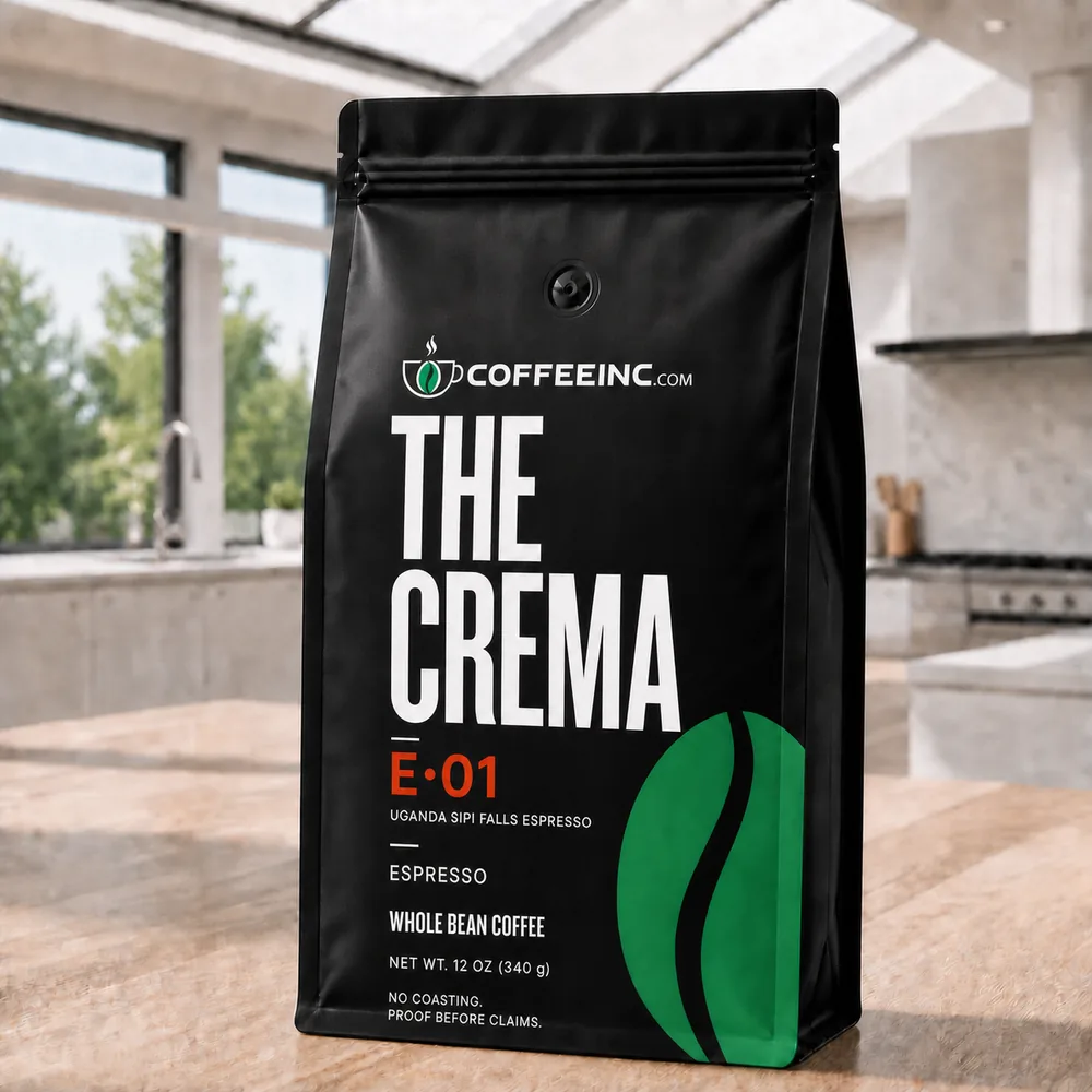 The Crema — E·01 Uganda Sipi Falls Espresso